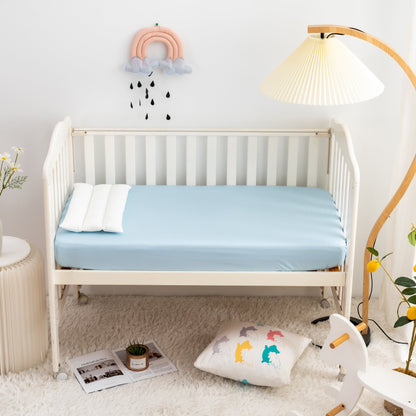 Baby Crib Fitted Sheet- PK/BL