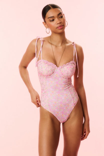 Chamomile Liberty Fabric One-Piece Swimsuit