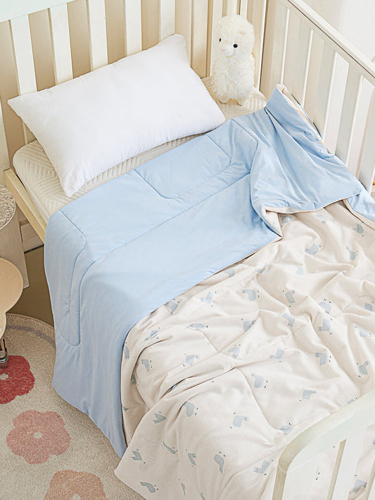 Happy Alpaca Cotton Knitted Light Comforter