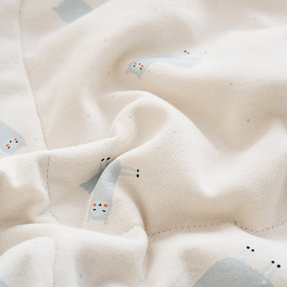 Happy Alpaca Cotton Knitted Light Comforter