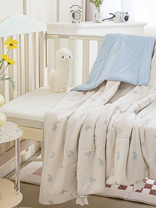 Happy Alpaca Cotton Knitted Light Comforter