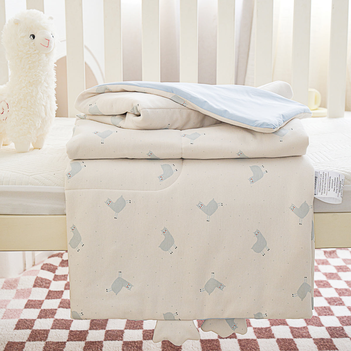 Happy Alpaca Cotton Knitted Light Comforter