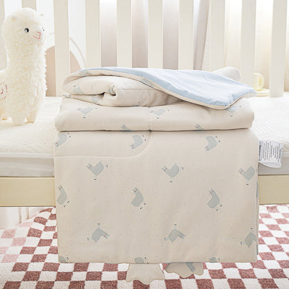 Happy Alpaca Cotton Knitted Light Comforter