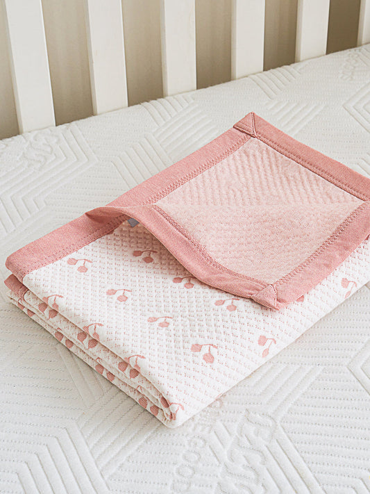 Cherry Pure Cotton Baby Blanket