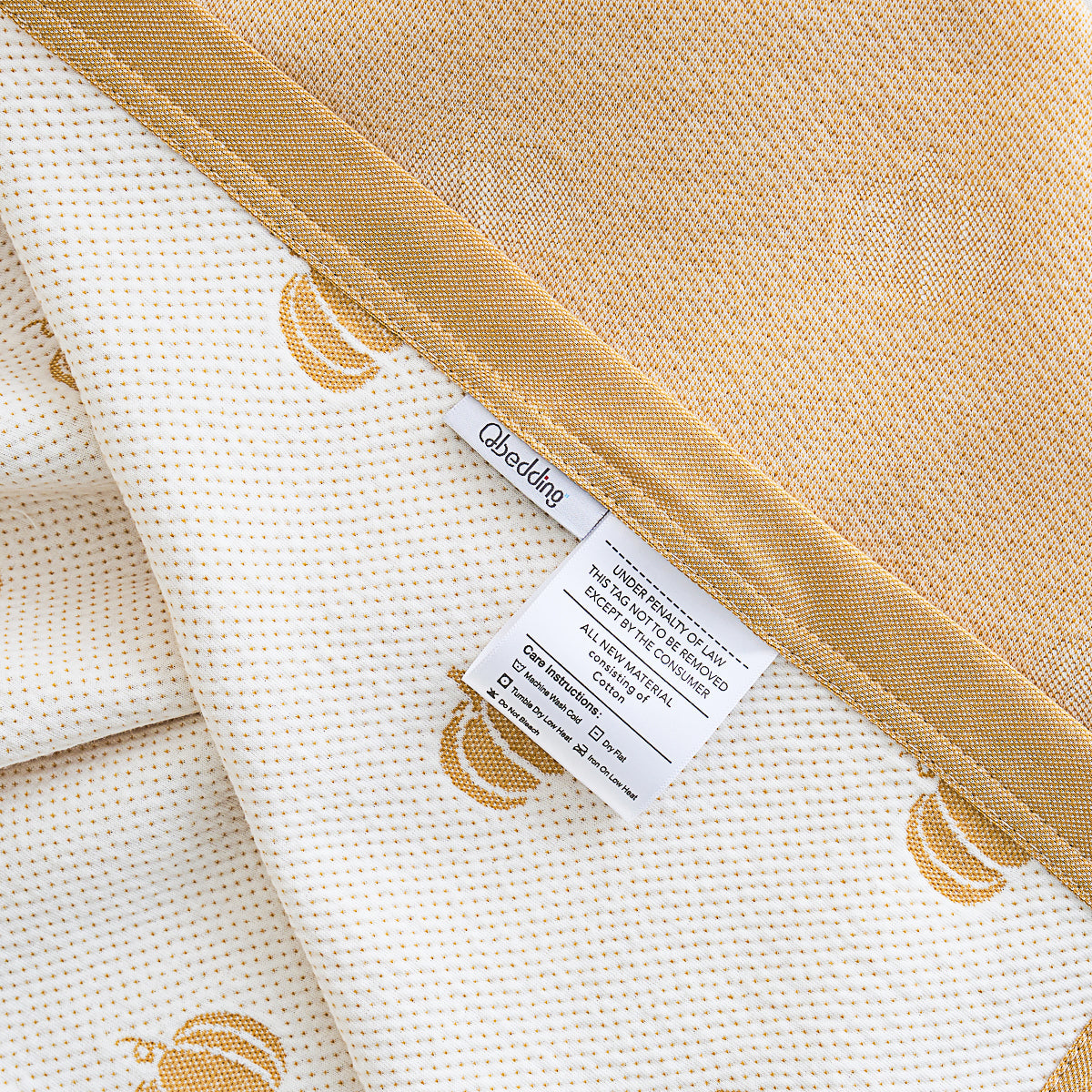 Pumpkin Pure Cotton Baby Blanket