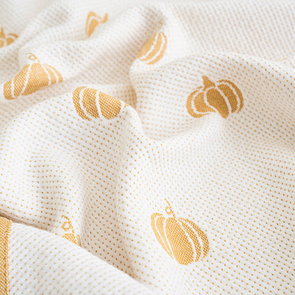 Pumpkin Pure Cotton Baby Blanket