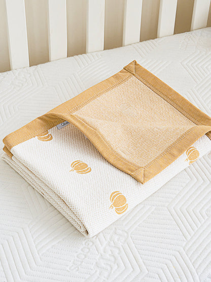 Pumpkin Pure Cotton Baby Blanket