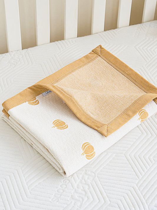 Pumpkin Pure Cotton Baby Blanket