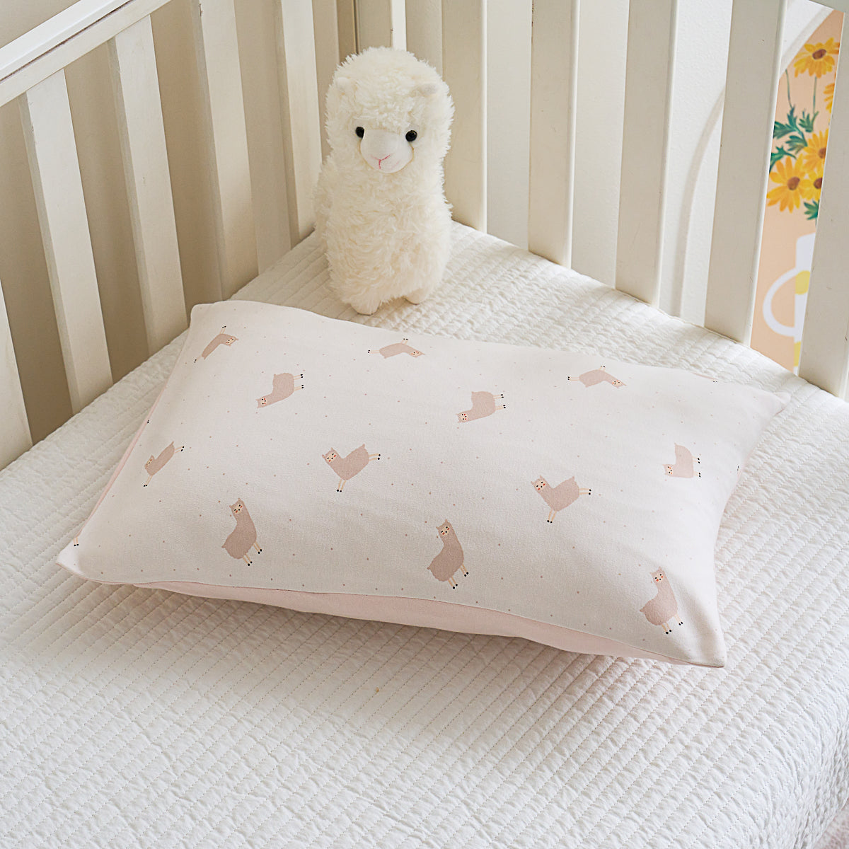 Happy Alpaca Cotton Knitted Pillow