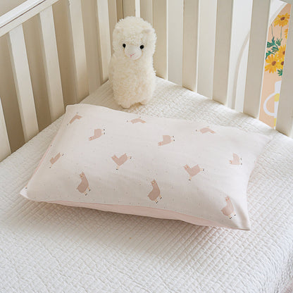 Happy Alpaca Cotton Knitted Pillow