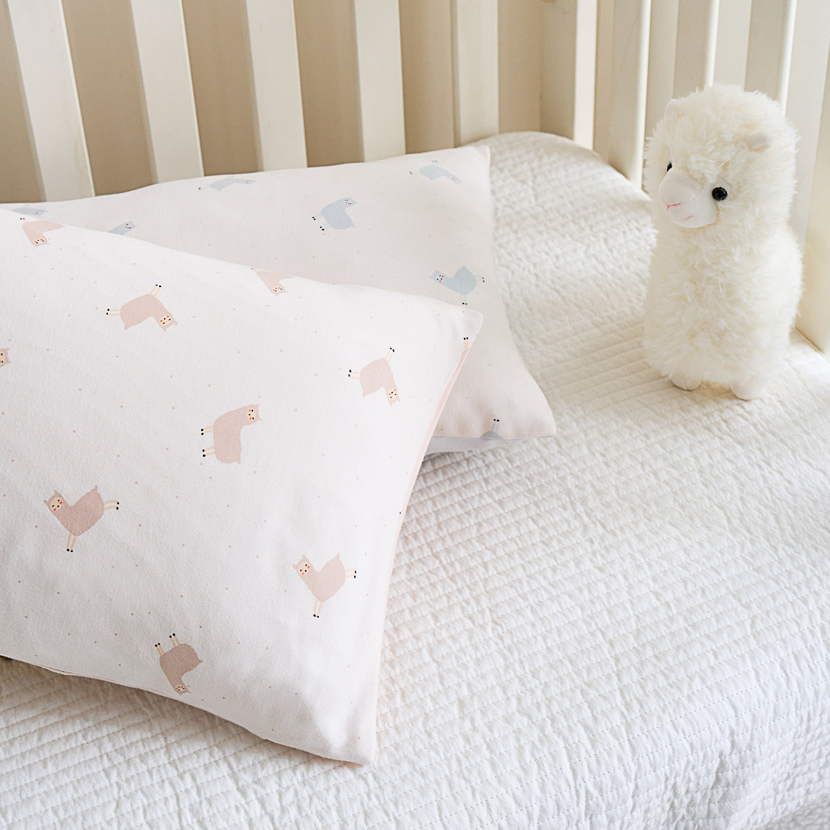 Happy Alpaca Cotton Knitted Pillow