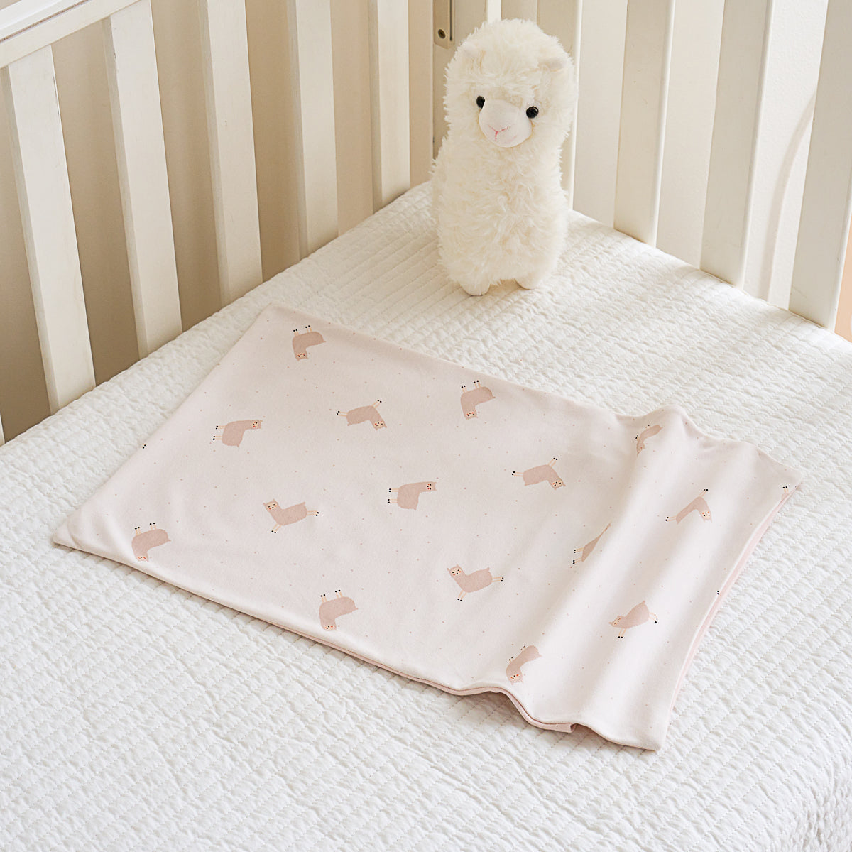 Happy Alpaca Cotton Knitted Pillow