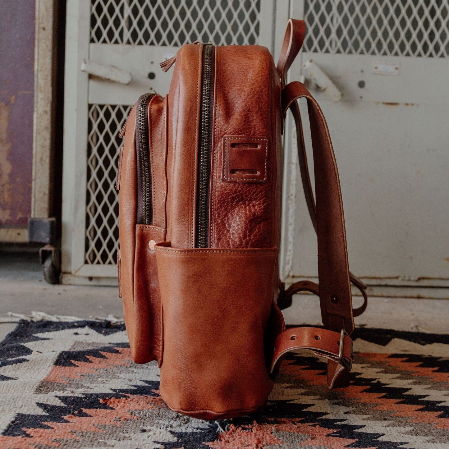 Leather Rover Backpack - Russet