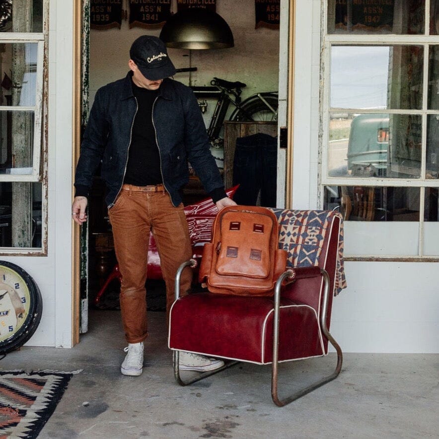 Leather Rover Backpack - Brown