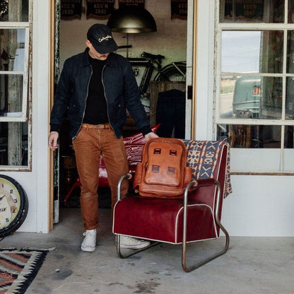 Leather Rover Backpack - Brown