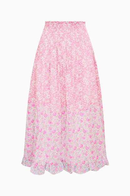 Tian Liberty Fabric Midi Skirt