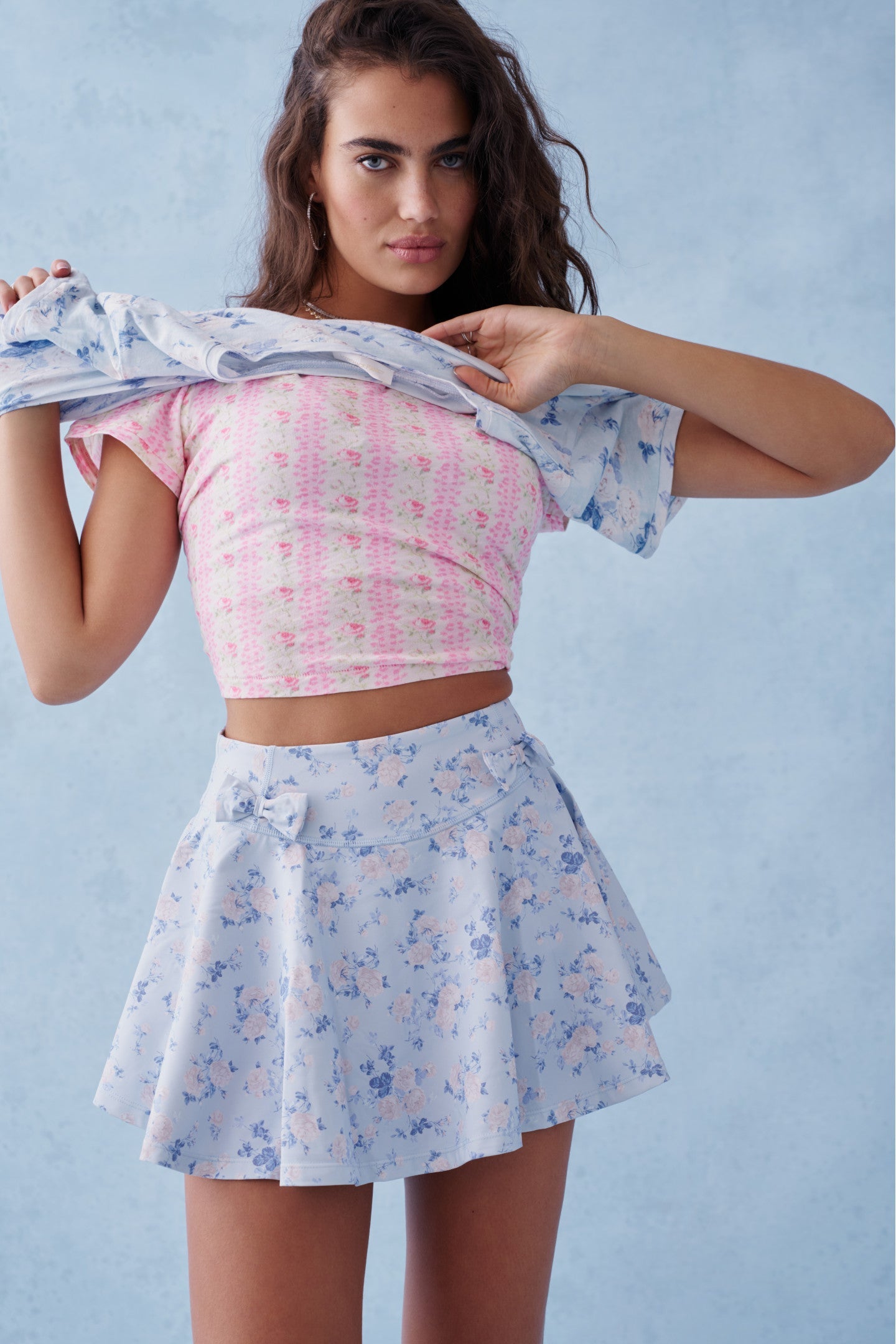 Corene Floral Active Skort
